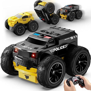 Remote Control Police Car: 2-in-1 Double Sided Taxi & Police An Epic RC Adventure!