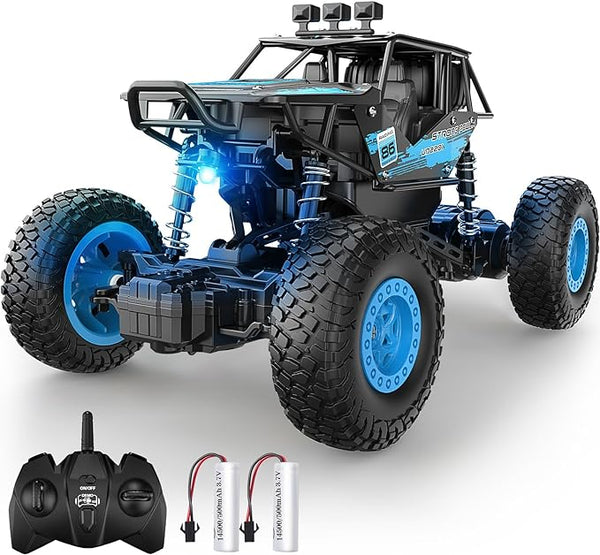 DoDoeleph 2201A Remote Control Moster Jam RC Car 1/20 Scale Off Road Electric Car Truck Blue