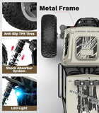 DoDoeleph 2201A Remote Control Moster Truck Offroad RC Cars 1/20 Metal Shell All Terrains Grey
