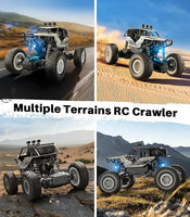 DoDoeleph 2201A Remote Control Moster Truck Offroad RC Cars 1/20 Metal Shell All Terrains Grey