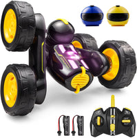 Dodoelephant Double Sided Flip Stunt Car with 3 Heads and 2 Batteries