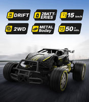 Dodoelephant SL-279A Remote Control Racing Car 15KM/H 2.4Ghz 2WD All terrain with 2 Batteries