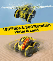 Dodoelephant Amphibious RC Car 2.4 GHz Remote Control Boat Waterproof Stunt Cars