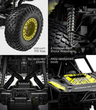 DoDoeleph 2201A On And Off-Road RC Truck 2WD 2.4 GHz with 2 Rechargeable Batteries
