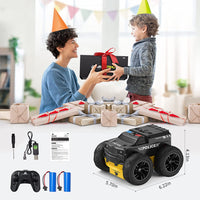 Dodoelephant 2 in 1 Double Sided Taxi and Police Remote Control Car