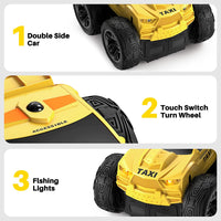 Dodoelephant 2 in 1 Double Sided Taxi and Police Remote Control Car